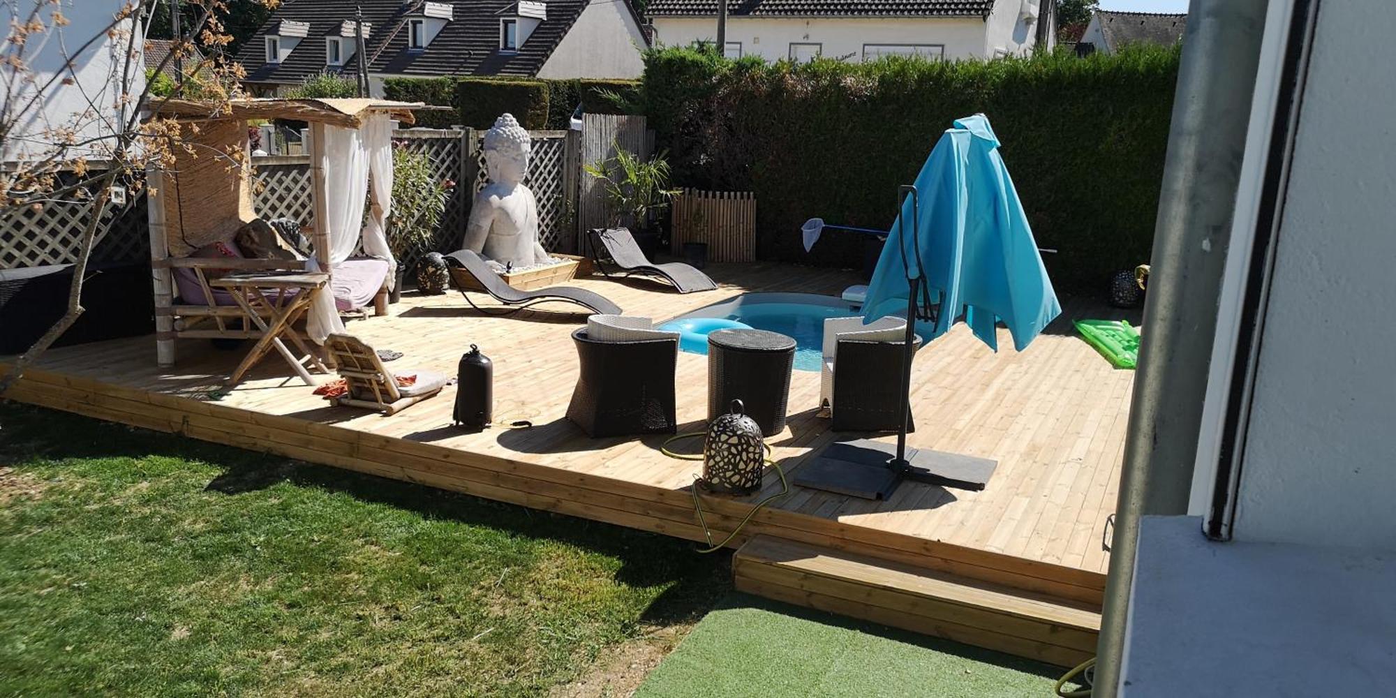 La Serenite Balinaise, Chambre Et Sdb Privee, Jardin , Piscine Et Jacuzzi En Saison, Pres De Chantilly, Parc Asterix Et Cdg Et Paris En 20' Orry-La-Ville Zewnętrze zdjęcie