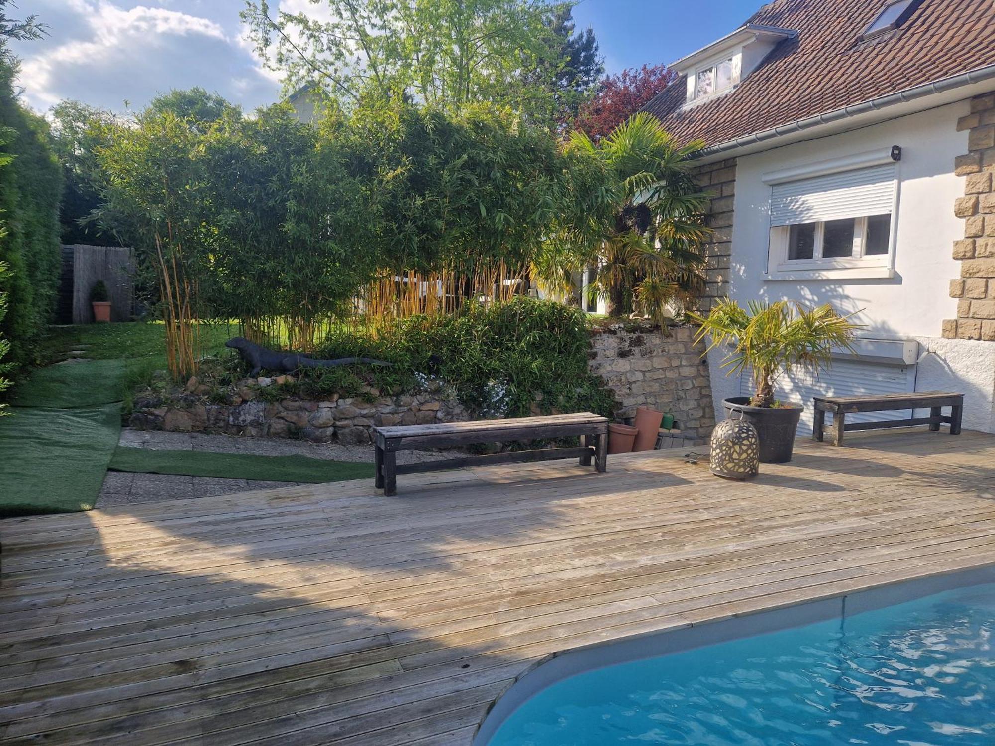La Serenite Balinaise, Chambre Et Sdb Privee, Jardin , Piscine Et Jacuzzi En Saison, Pres De Chantilly, Parc Asterix Et Cdg Et Paris En 20' Orry-La-Ville Zewnętrze zdjęcie