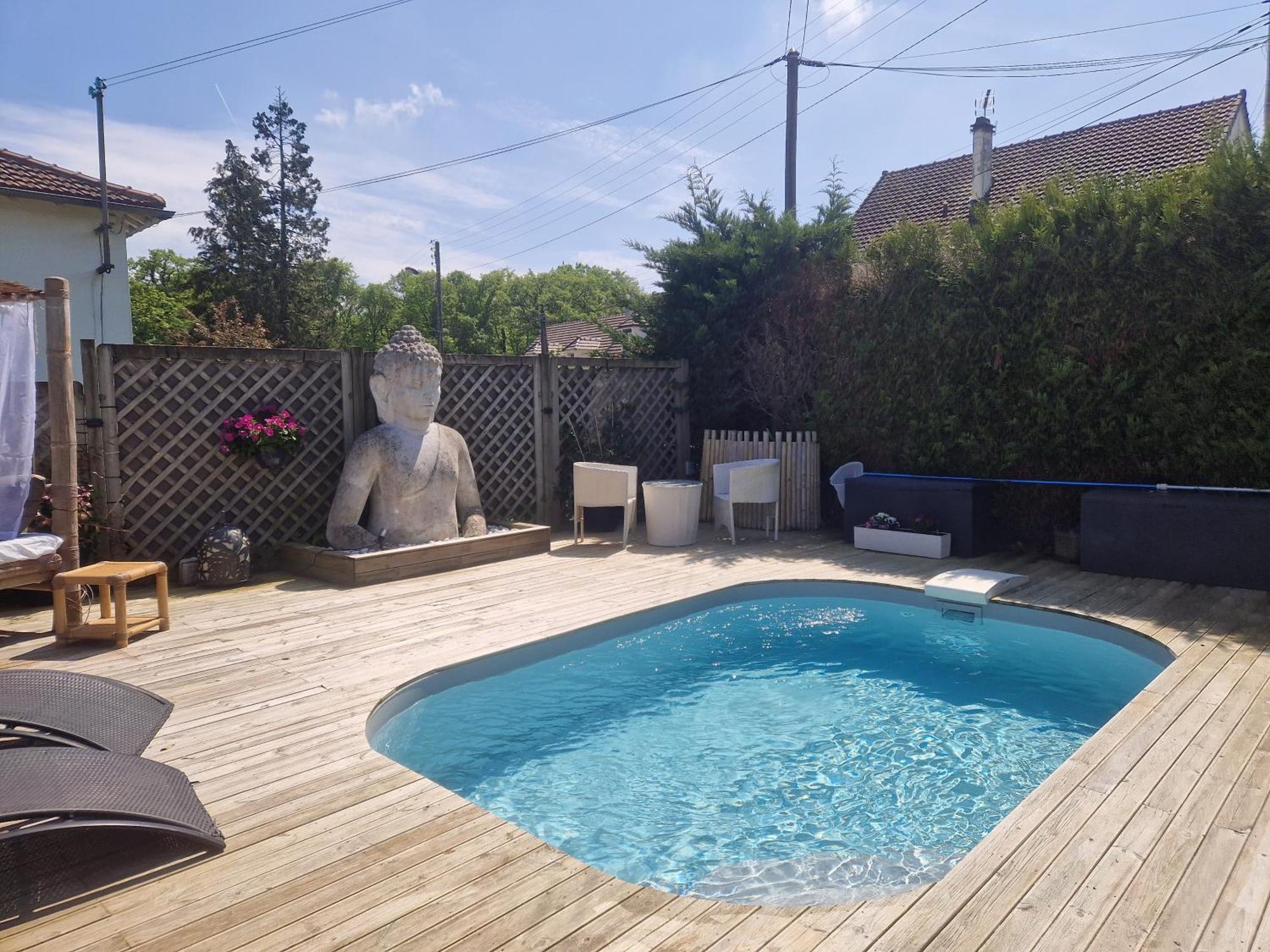 La Serenite Balinaise, Chambre Et Sdb Privee, Jardin , Piscine Et Jacuzzi En Saison, Pres De Chantilly, Parc Asterix Et Cdg Et Paris En 20' Orry-La-Ville Zewnętrze zdjęcie